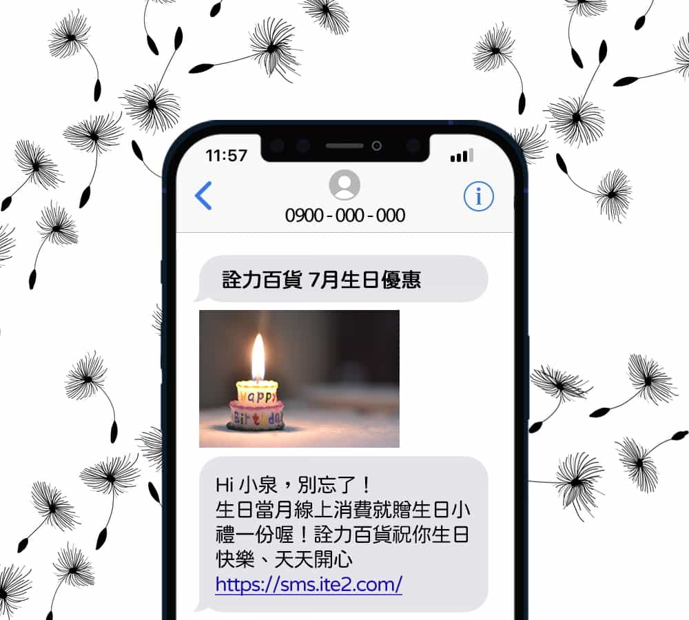 MMS生日簡訊範例